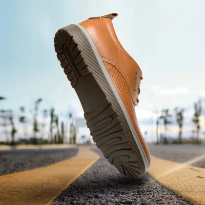 Perforated Business Casual men shoes