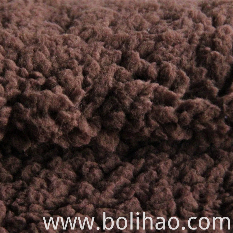 100%Polyester One Side Sherpa Fleece Fabric with Camouflage