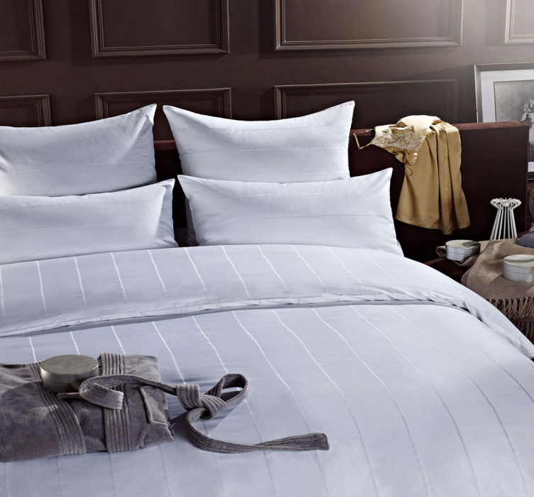 White Hotel Elegant Jacquard Sets