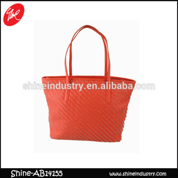 Fashion handbag/leather handbag/weave ladies handbag