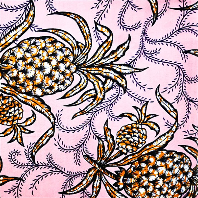 Anti Wrinkle Polyester Knitting Wax Fabrics Africa Cloth