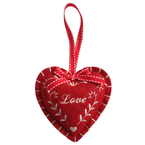 Pendentif à suspendre en forme de coeur