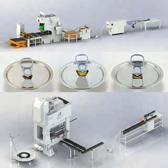 easy open end can lid making machine