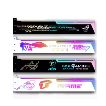 ARGB 5V SYNC Phantom Horizontal Mounting GPU Holder - Black/White