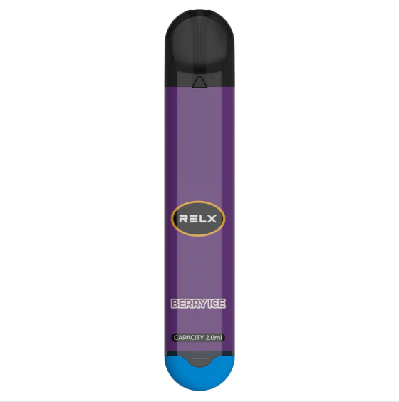 TRY THE BLUEBERRY RELX BAR DISPOSABLE VAPE