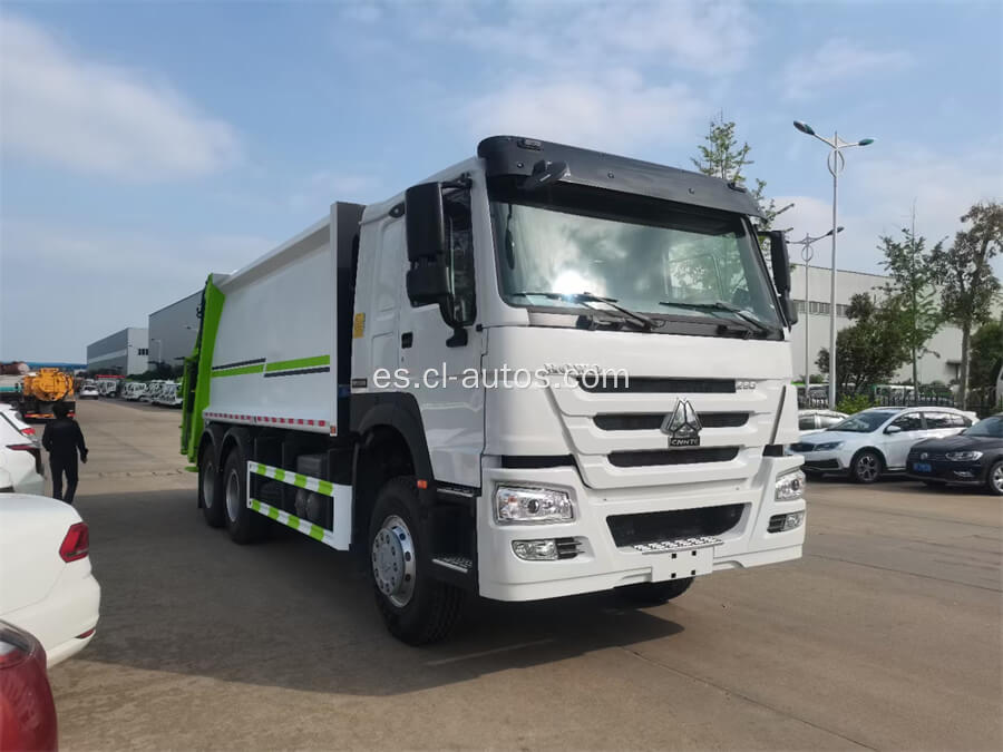 4x2 Sinotruk Howo 16M3 16Cbm 12ton camión de basura