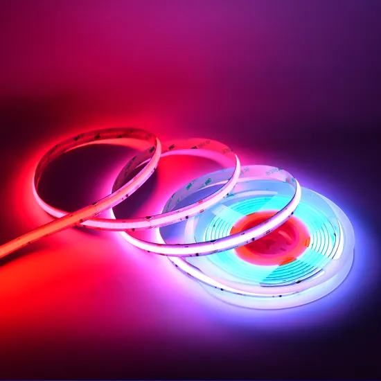 Cob LED Strip: 3mm Addressable Dream Color, DC24V RGB/RGBW, Flexible Ultra White