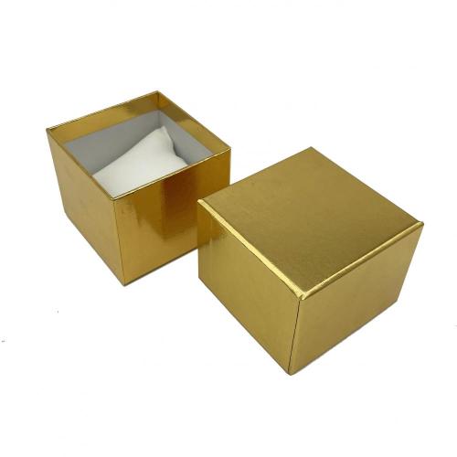 Cuscino d&#39;oro di lusso inserisci la scatola di gioielli