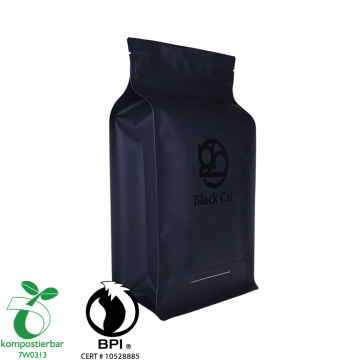 Food Grade Flat Bottom Eco Bag With Zipper