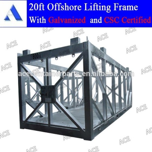 Csc Certified Galvanized Steel Iso Container Frame, High Quality Csc Certified Galvanized Steel