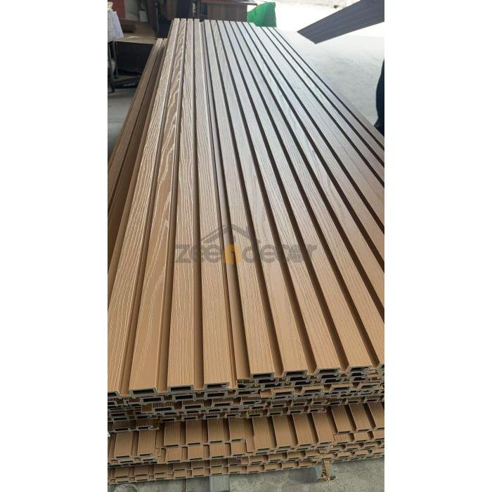 Panel Luaran WPC Reka Bentuk Estetik Moden Anti-Statik Panel Tahan Tahan Fleksibel Panel Debu Tahan Debu