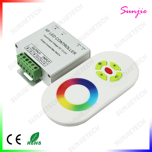 12v 2.4g Wireless Rgb Led Controller With Touch Function And Rainbow ...