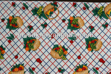 100% polyester pigment printed fabric for table cloth