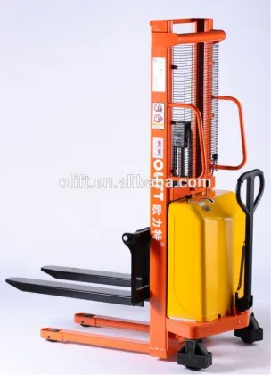Material Handling Equipment Semi-electric Pallet Stacker
