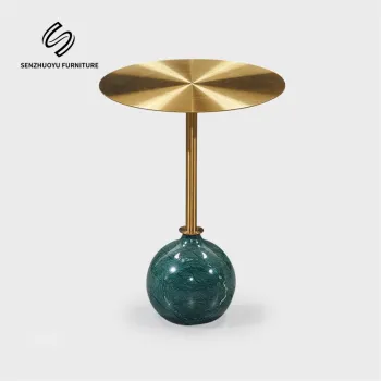 Modern Round Side Table for Living Room and Bedroom