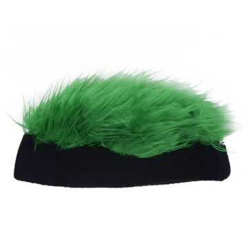 HLC ACC Green Wig Landlord Hat Hooligan Knitted Beanie With Spiked Hair
