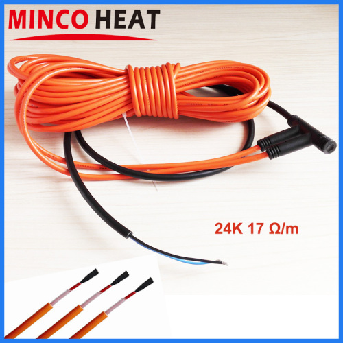 Easy Installation Water-proof Connection Assembled Carbon Fiber Infrared Heating Floor Heating Wire Electric Floor Hotline 24K