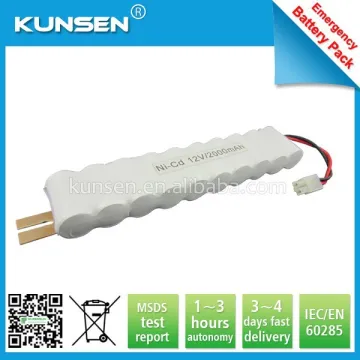 Hot! High quality ni-cd 12V 2000mah battery pack
