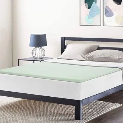 Green Tea Memory Foam Topper King