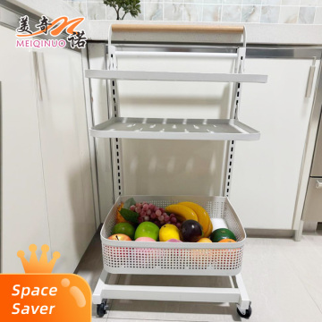 Prateleira de armazenamento pequena de chão