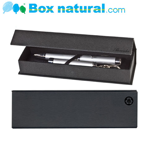 Black Pen Packaging Box/ Pen Box with Bottom and Cover/ Black Gift Box for Pen