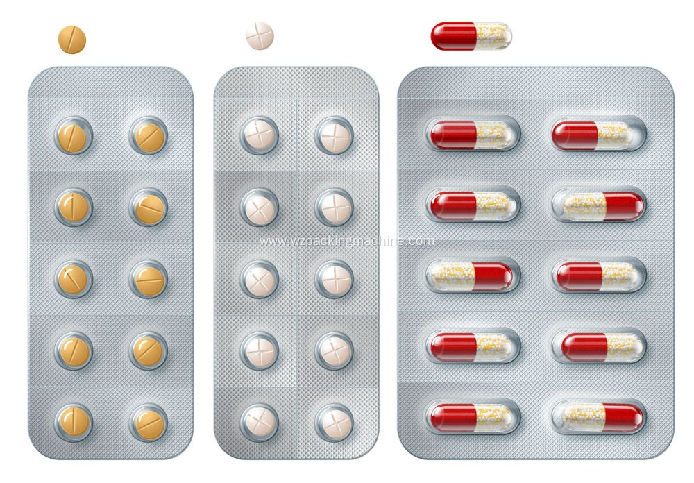 Dpp-80 Fully Automatic Capsule Tablet Pill Blister Packing Machine