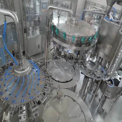 Jiayuan Manufacturer of Stainless Steel Carbonated Pepsi Filling and Capping Machines
