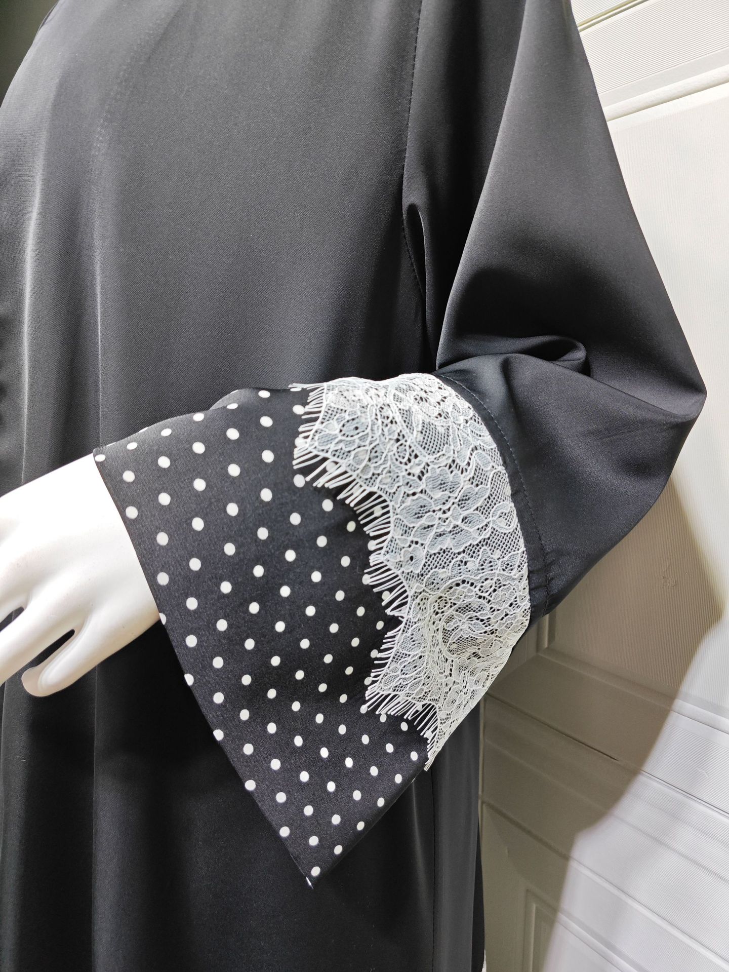 Black Lace Abaya MQ301 (6)