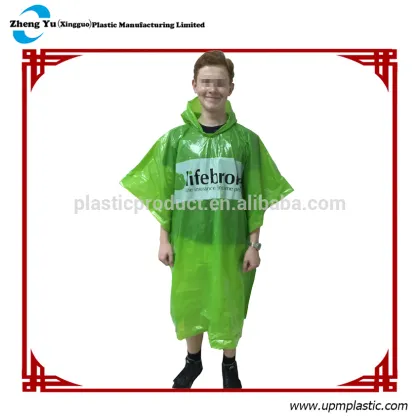 24 Mayday Emergency Hooded Rain Poncho