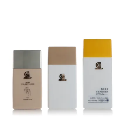 Custom Square Plastic Tubes for Sunscreen & Cosmetics Packaging