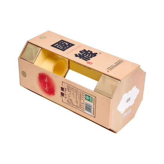 Hollow Folding Exquisite Wine Box Packaging