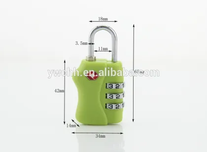 Password lock TSA combination lock