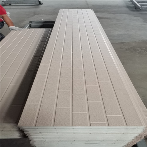 Panel de revestimiento de pared de metal con aislamiento exterior compuesto impermeable al aire libre decorativo