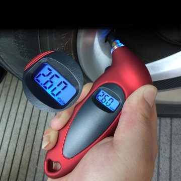 High-Precision Digital Car Tire Pressure Gauge with LCD Display