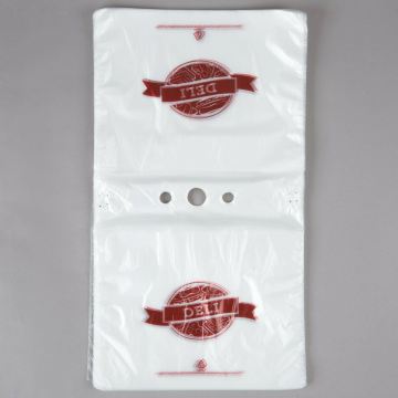 Printed Food Plastic Packaging Flat Deli Food Bag