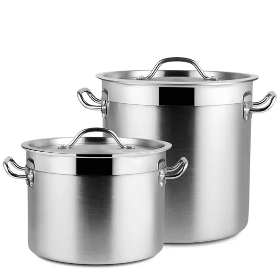 Large Stainless Steel Stock Pot Set