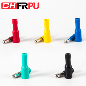 Male Female Insulated Bullet Crimp Terminal Disconnect Butt Connector