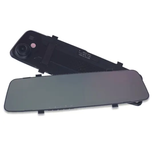 Rearview Mirror Camera: Touch Screen Video Recorder with Dash Cam and Rear View Support