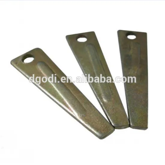 China custom high precision steel formwork wedge pin manufacturer