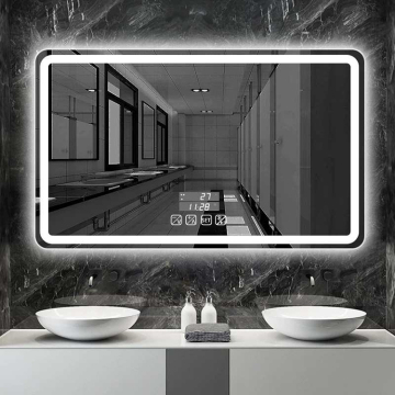 Fabrika Özel Büyük Akıllı Fark Karşıtı Çerçevesiz LED Ayna