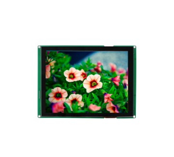 8 Inch IPS 300nits UART LCD Display with Capacitive Touch Screen - 800x600 Resolution