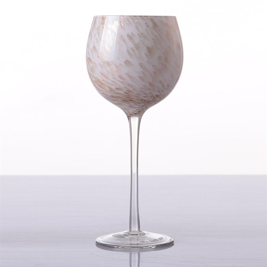 Br 9002 1table Decorative Glitter White Wine Glass