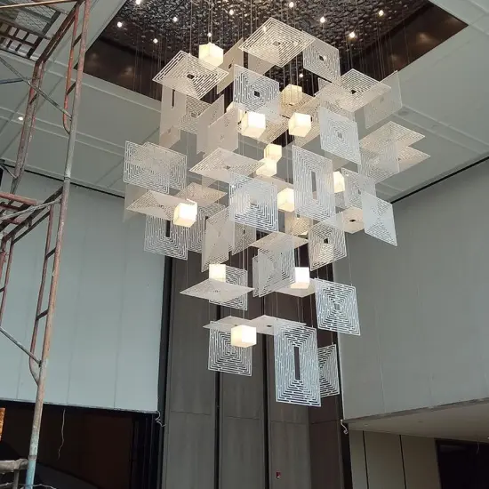 INSHINE White Bright Drop Pendant Light