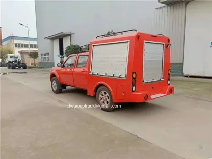 Dongfeng double cab pickup food cart