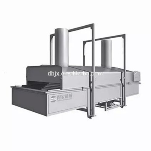 continuous fryer automatic belt fryer for puffed snack