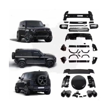 Kit de carrosserie de finition de style noir pour Land Rover Defender 2020-2023
