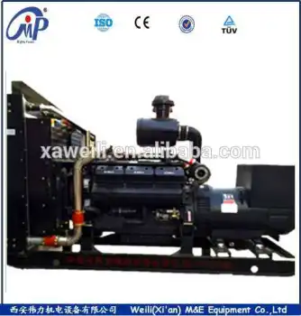Shangchai 6cylinder 4stroke Water cooled 400/230V 320KW 400KVA diesel generator set