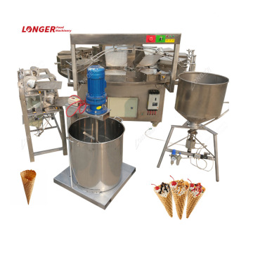 Automatic Ice Cream Cone Rolling and Baking Machine