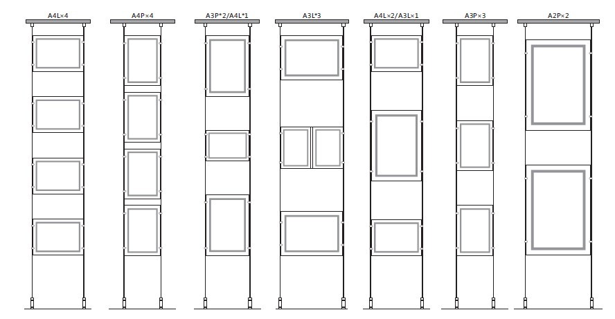 A1 led light frame