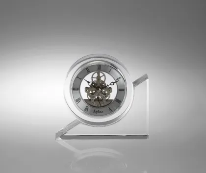 Decoration crystal clock,fashion art crystal crafts,home decorative crystal crafts